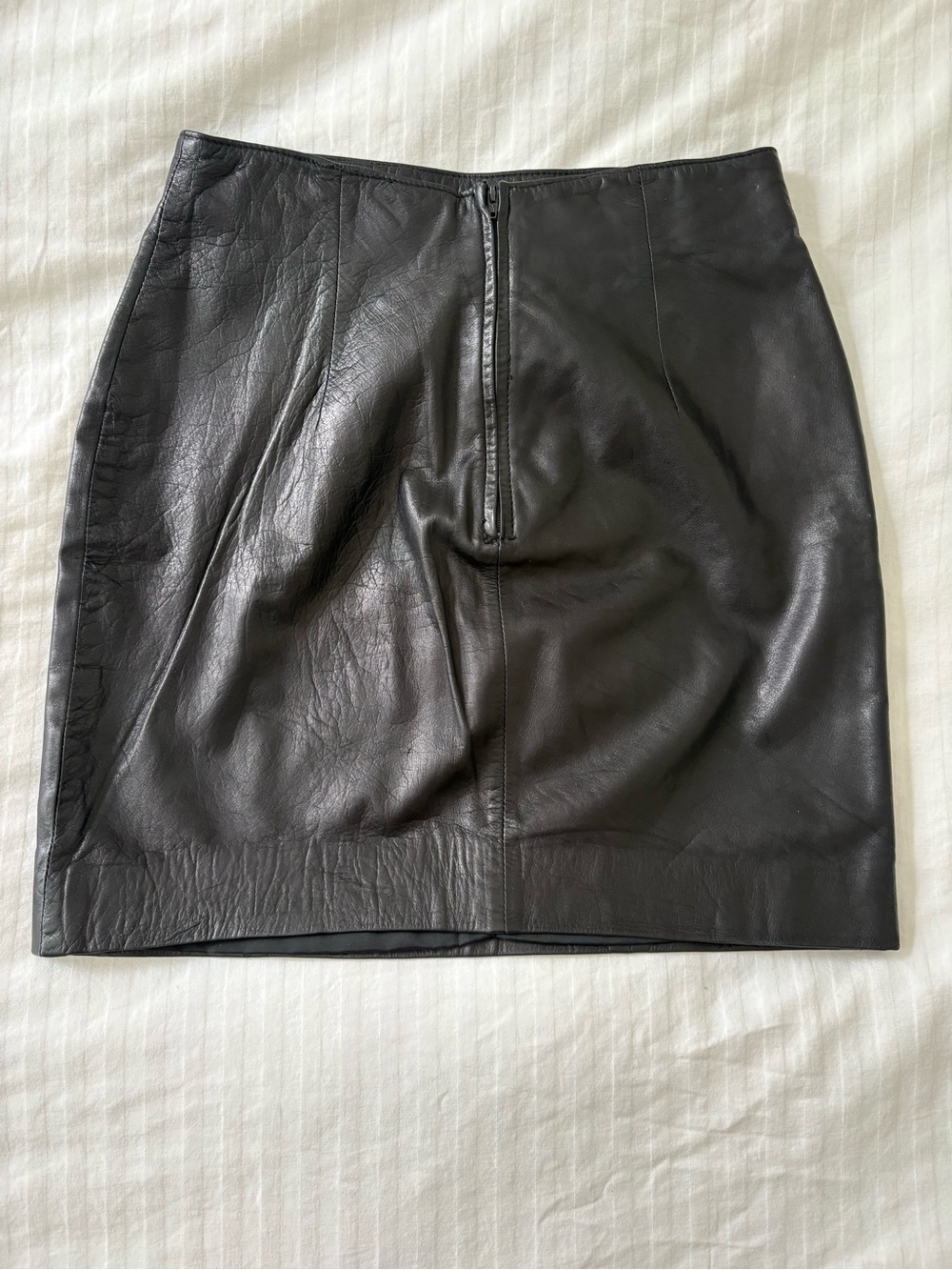 Vintage Genuine Leather Mini Skirt - Womens - Picture 2 of 10